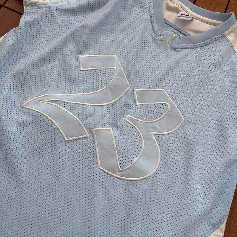 Camiseta Air Jordan x Supreme Jersey Light Blue