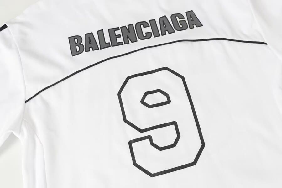 Camisa Balenciaga 1917 Logo "9" Branca