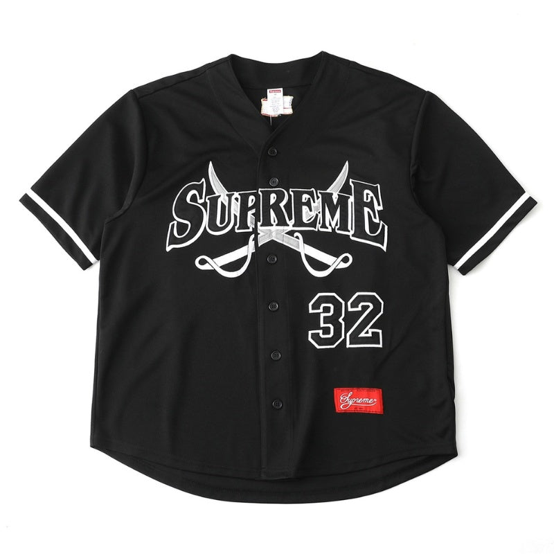 Camiseta Supreme Swords Baseball Jersey Black