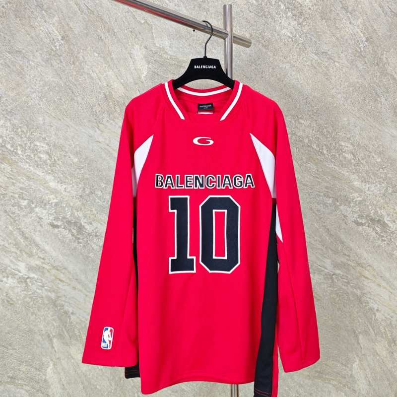 Camisa Balenciaga x NBA Oversized Jersey Red