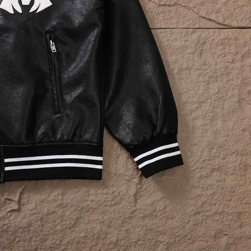 Jaqueta Amiri MA Hollywood BomberLeather Black