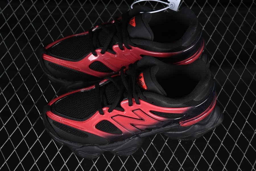 New Balance 9060 Black Red Gradient