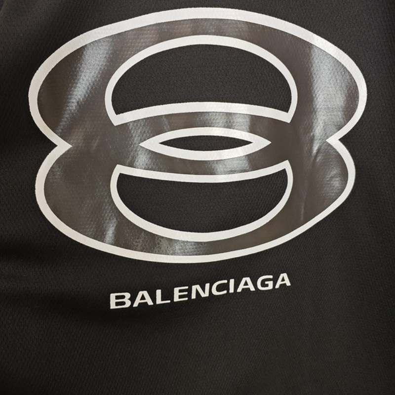 Camiseta Balenciaga American Football Logo print Black
