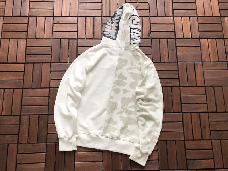 Moletom Bape Shark ABC White Camo