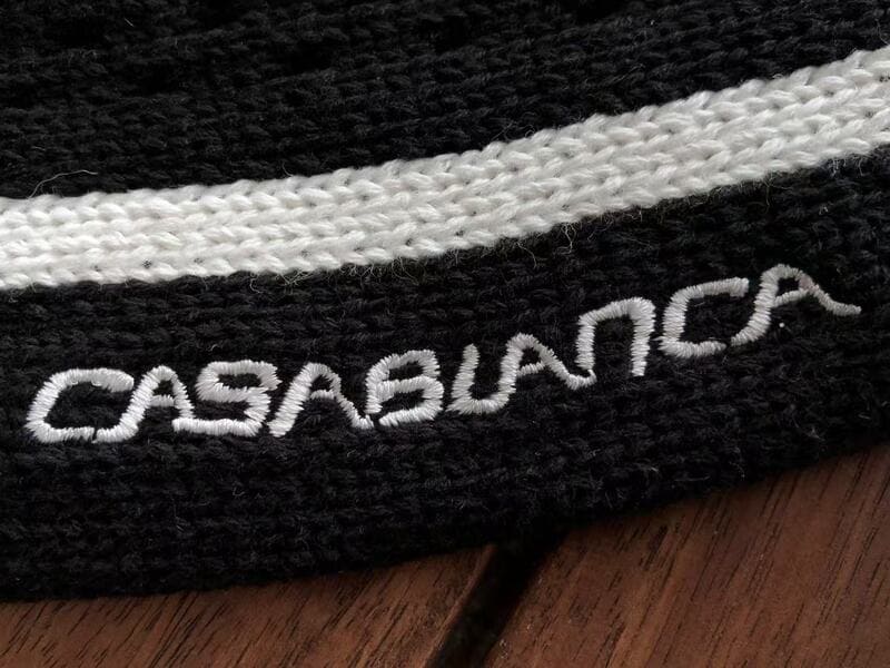 Conjunto Casablanca Crochê Preto e Branco