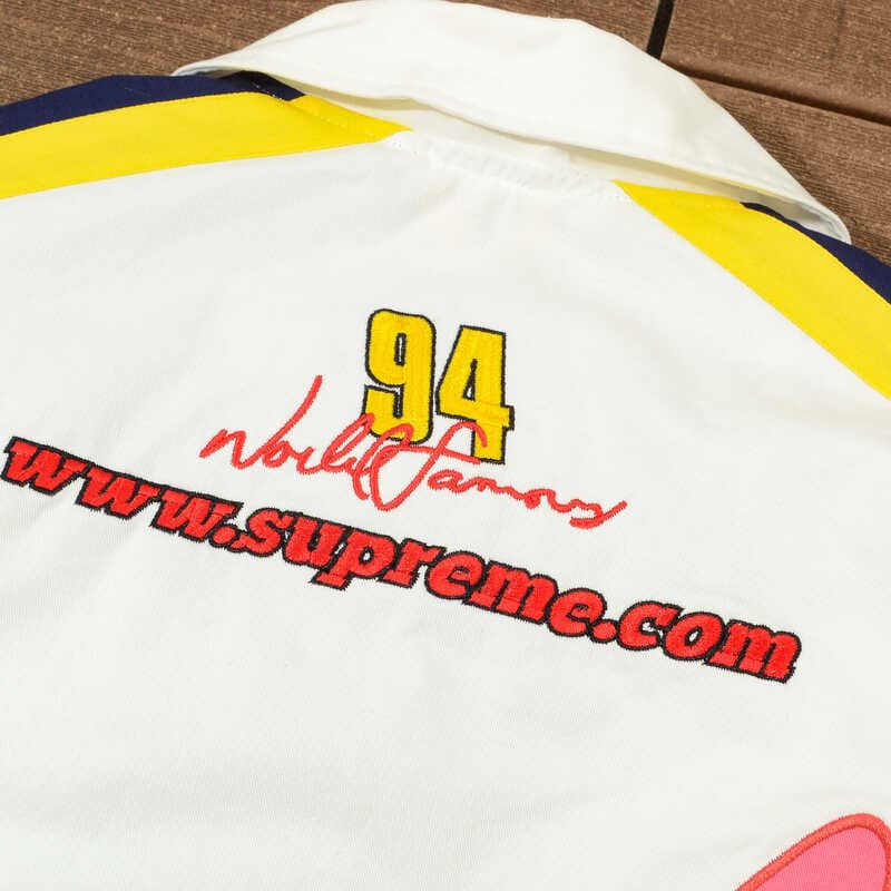 Jaqueta Supreme Jeff Hamilton Racing x Bob Esponja Branca