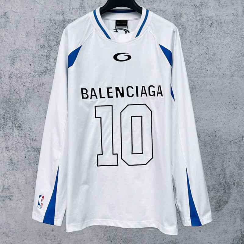 Camisa Balenciaga x NBA Oversized Jersey White