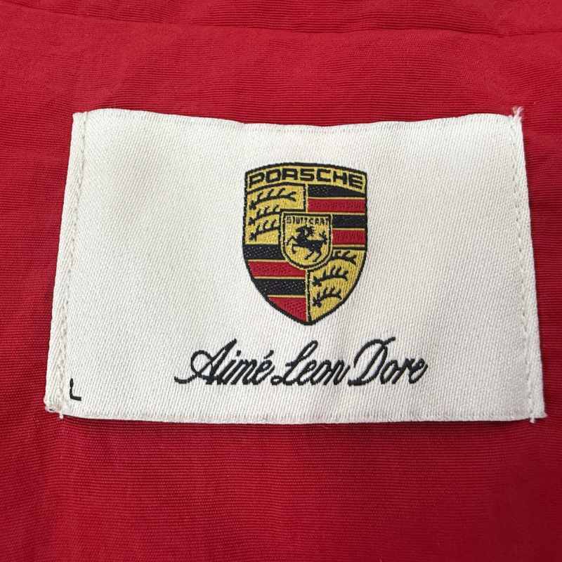 Jaqueta Aimé Leon Dore x Porsche Nylon Track Red