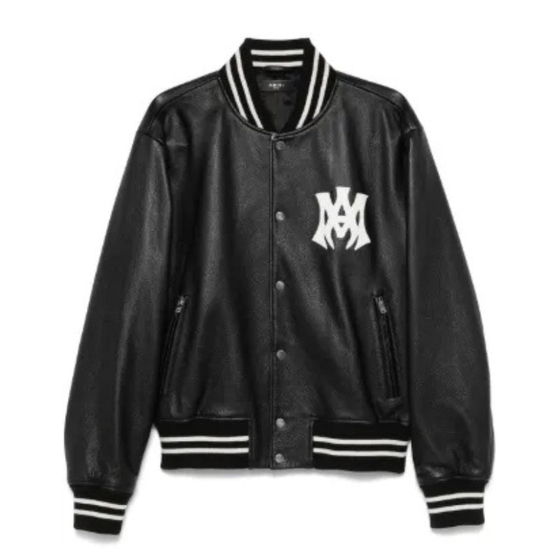Jaqueta Amiri MA Hollywood BomberLeather Black