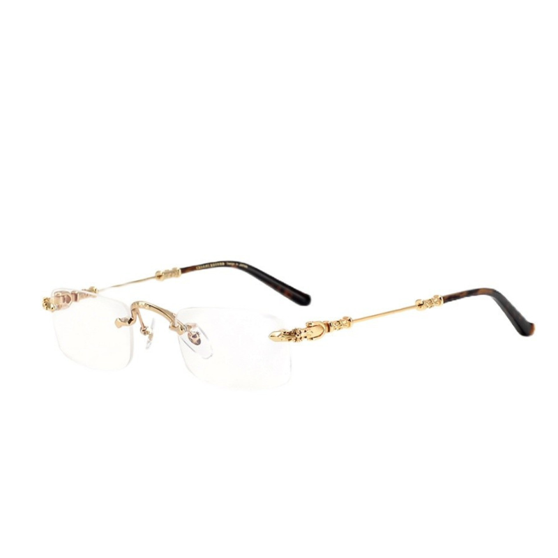 Óculos Chrome Hearts Pills Gold
