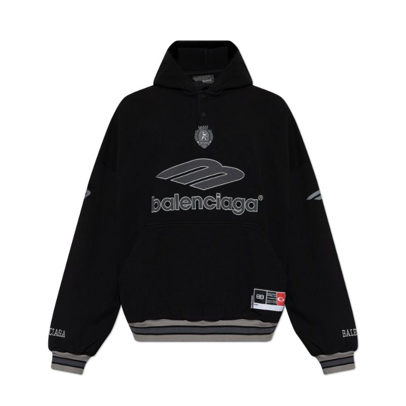 Moletom Balenciaga Polo 3B Football Black