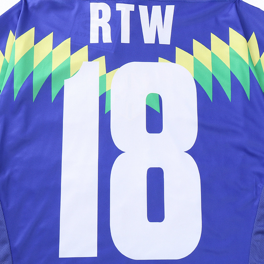 Camiseta Corteiz Club America Jersey Brasil Blue