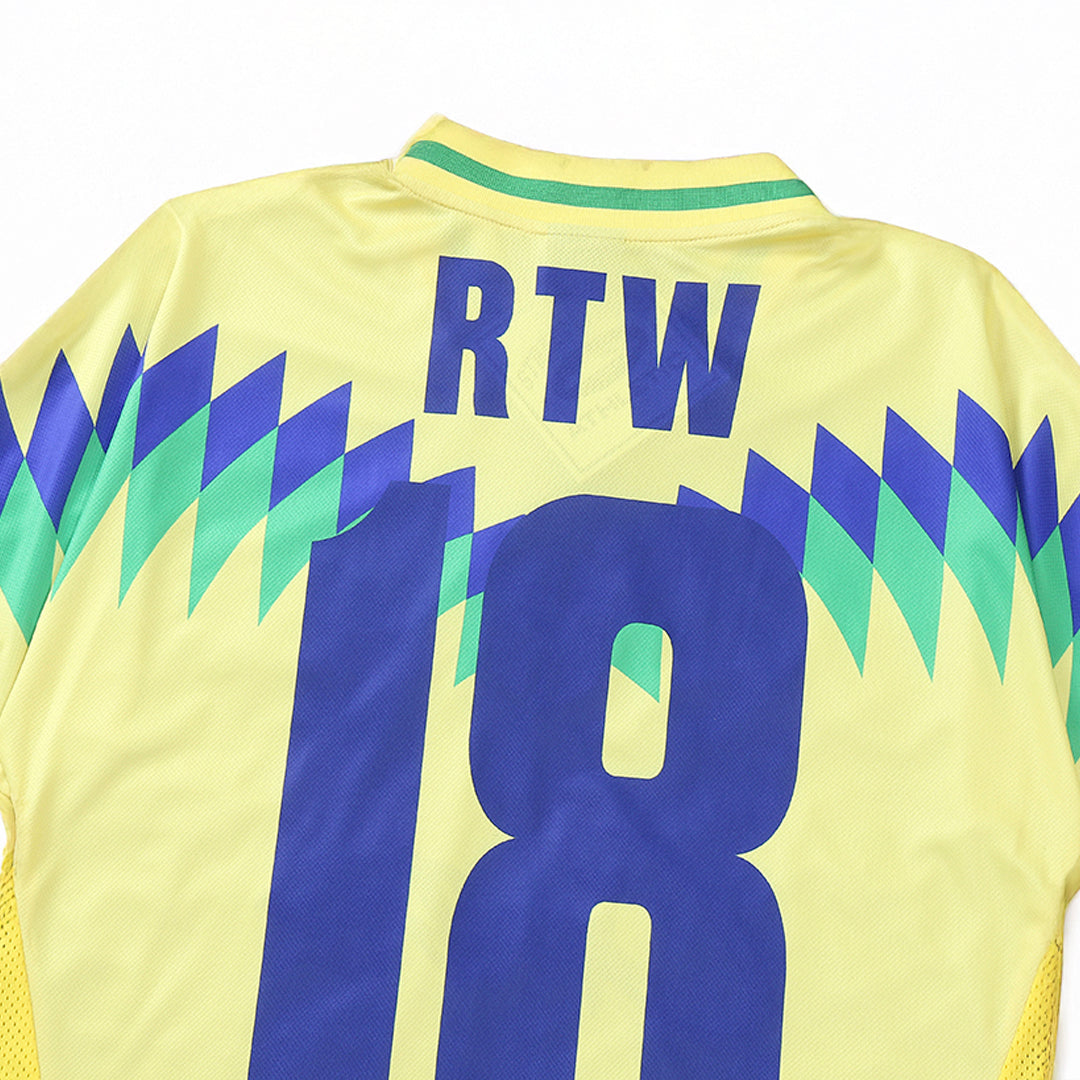 Camiseta Corteiz Jersey American Club Brazil Yellow