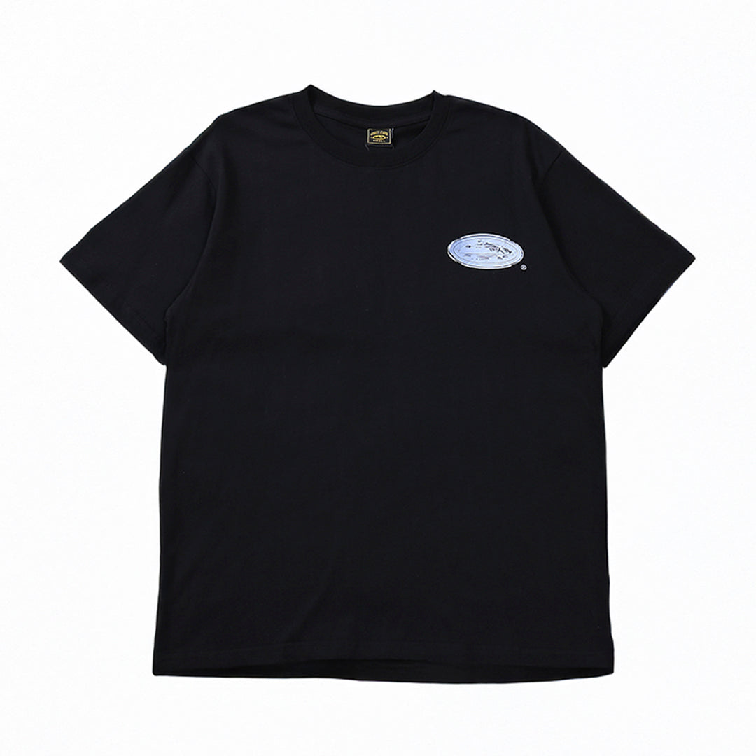 Camiseta Corteiz Logo Metallic Black