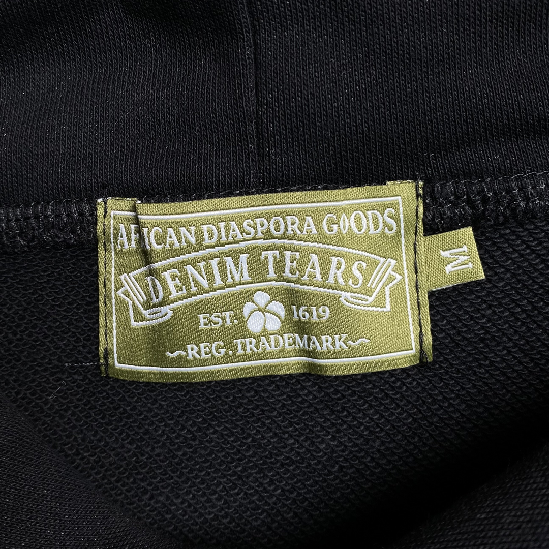 Conjunto Moletom Denim Tears Black Gray