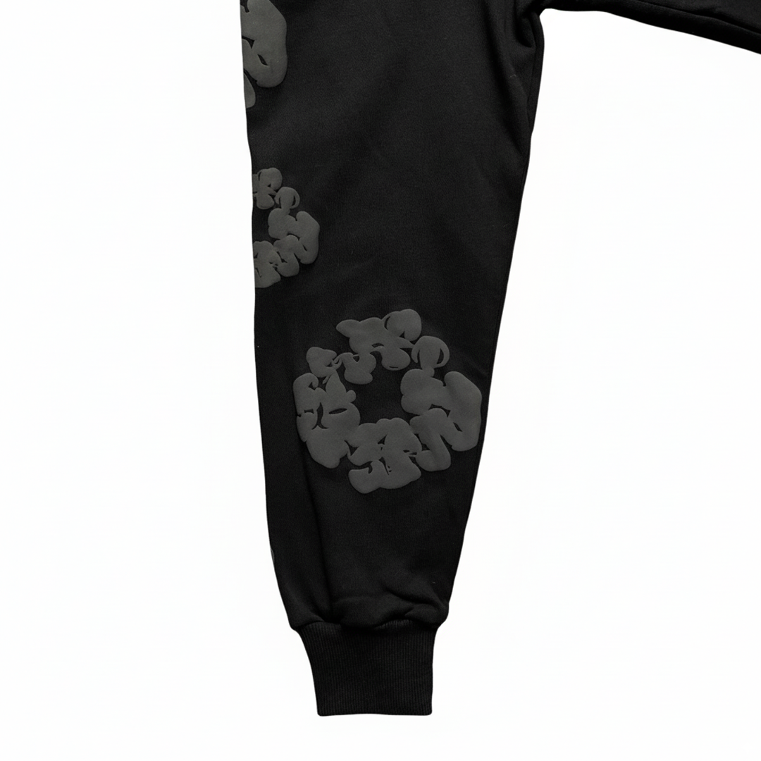 Conjunto Moletom Denim Tears Black Gray