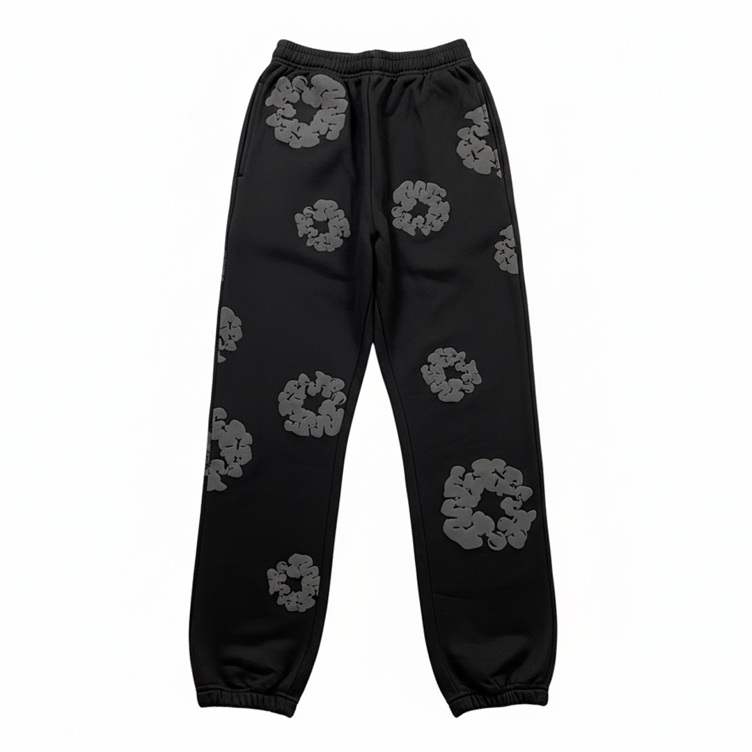 Conjunto Moletom Denim Tears Black Gray