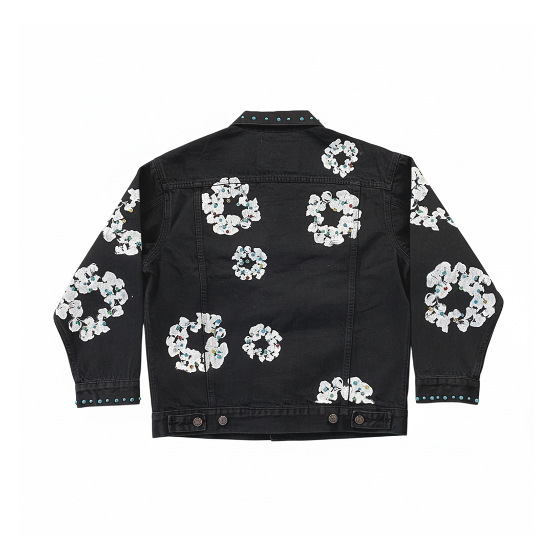Jaqueta Denim Tears x Levis Bust Down Tears Rhinestone