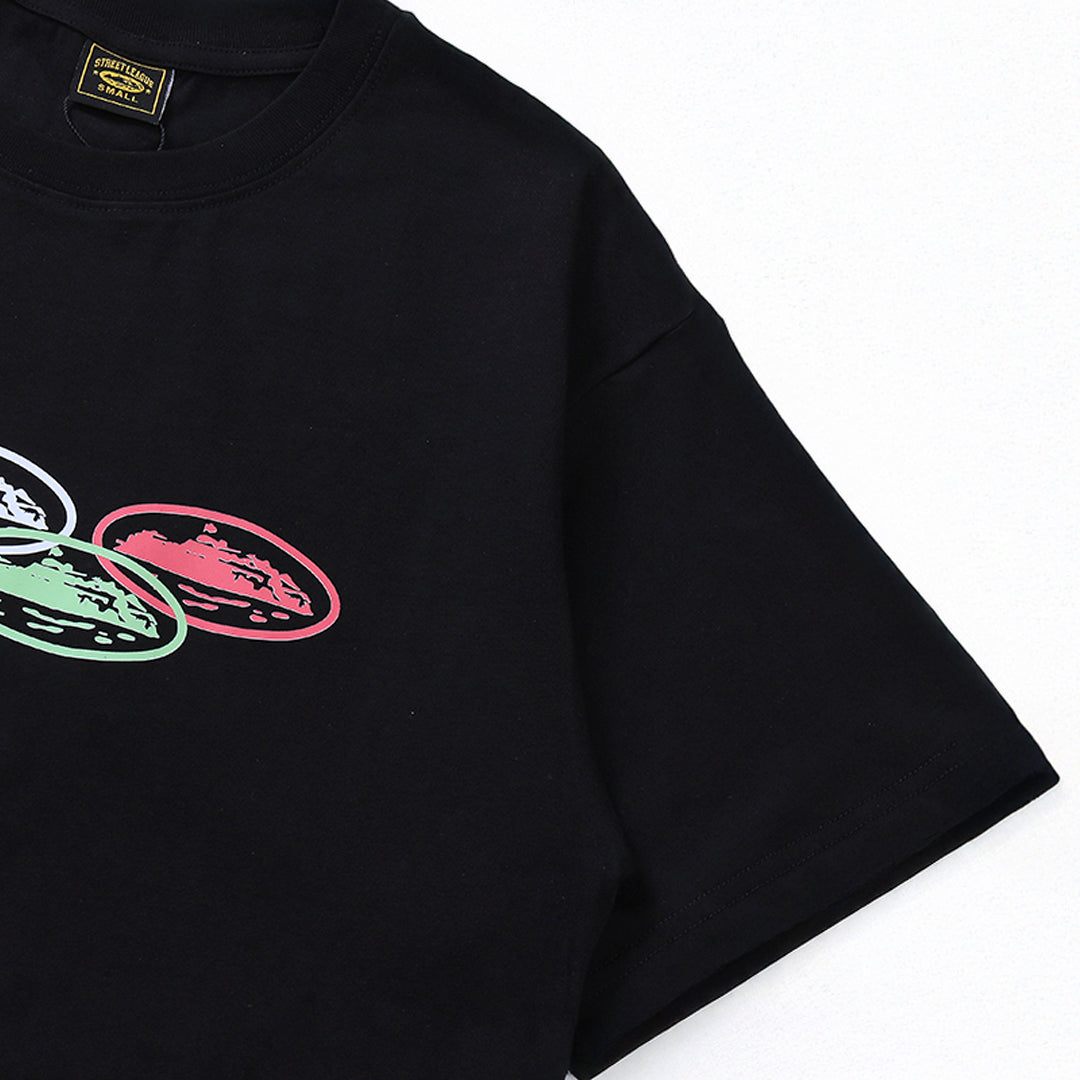 Camiseta Corteiz Colors Black