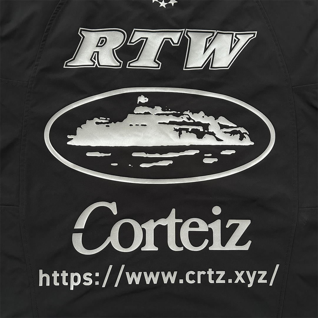 Corteiz Sponsor Training Pullover Black
