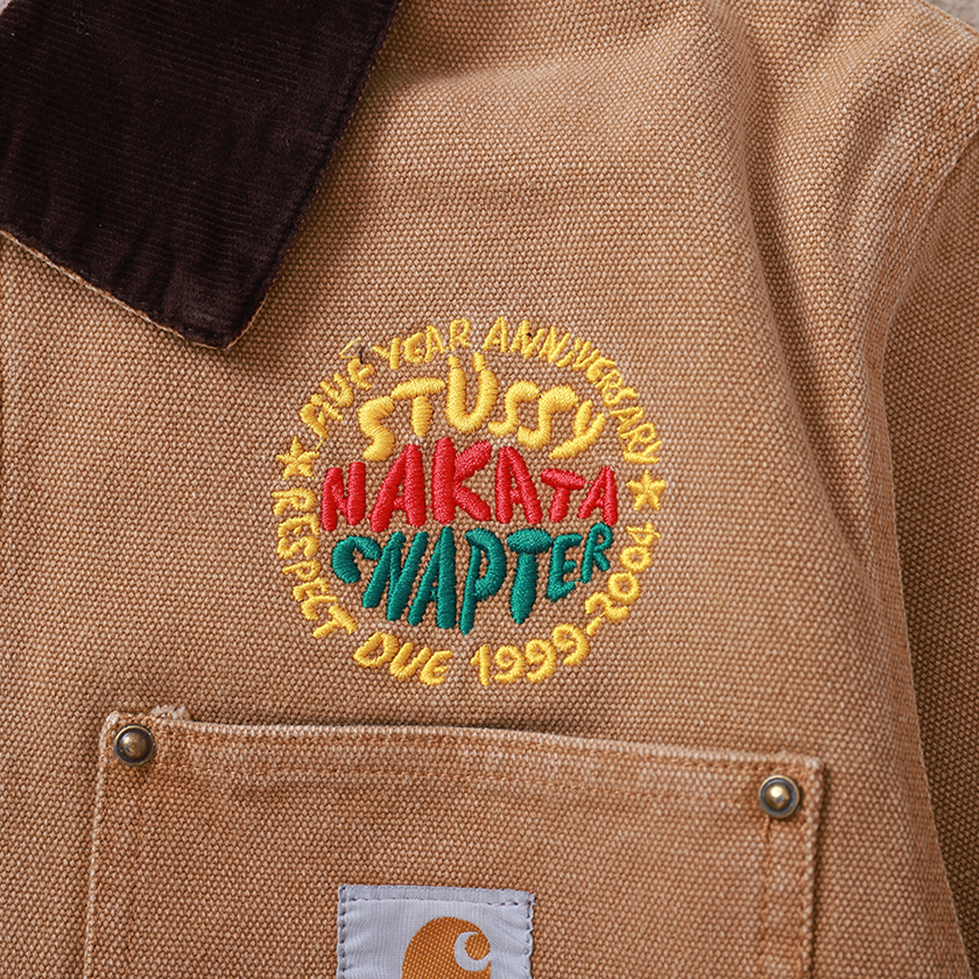 Jaqueta Carhartt x Stussy Detroit Denim Nakata Cnapter