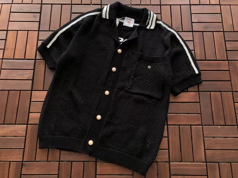 Conjunto Casablanca Crochê Preto e Branco