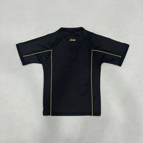 Camiseta Corteiz Talismo Preta e Amarelo