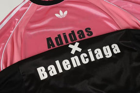 Camisa Balenciaga x Adidas Athletic Jersey Preta