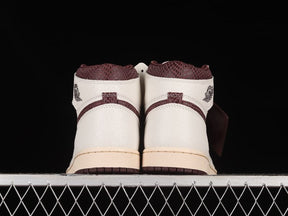 A Ma Maniere x Air Jordan 1 Sail and Burgundy