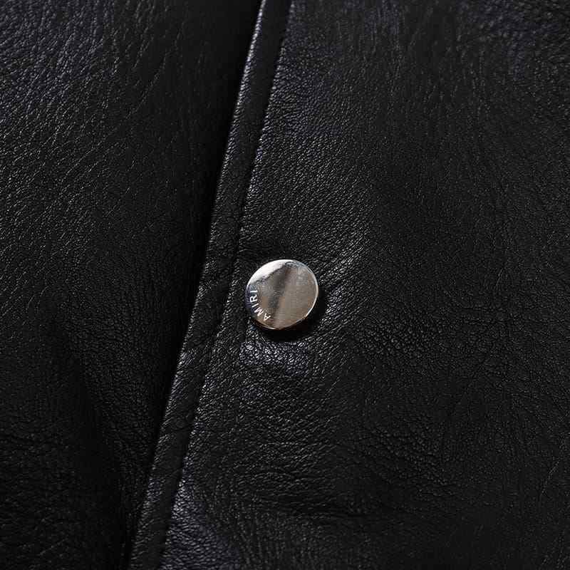 Jaqueta Amiri MA Hollywood BomberLeather Black