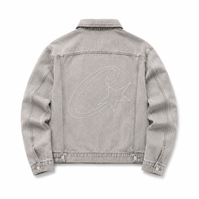 Jaqueta Jeans Corteiz C-Star Denim Jeans Grey