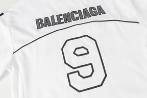 Camisa Balenciaga 1917 Logo "9" Branca