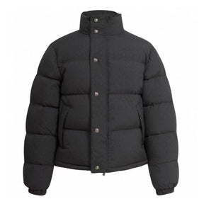 Jaqueta Chrome Hearts Monogram Print Puffer Black