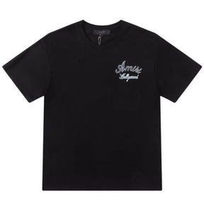 Camiseta Amiri Hollywood Logo Preta