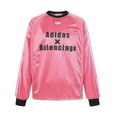 Camisa Balenciaga x Adidas Athletic Jersey Rosa