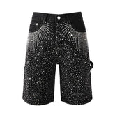 Bermuda Purple Brand Jeans Crystal Black
