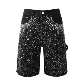 Bermuda Purple Brand Jeans Crystal Black