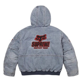 Jaqueta Supreme x Fox Racing Hooded Work Denim