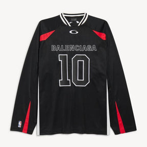 Camisa Balenciaga x NBA Oversized Jersey Black