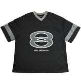 Camiseta Balenciaga American Football Logo print Black