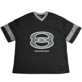 Camiseta Balenciaga American Football Logo print Black
