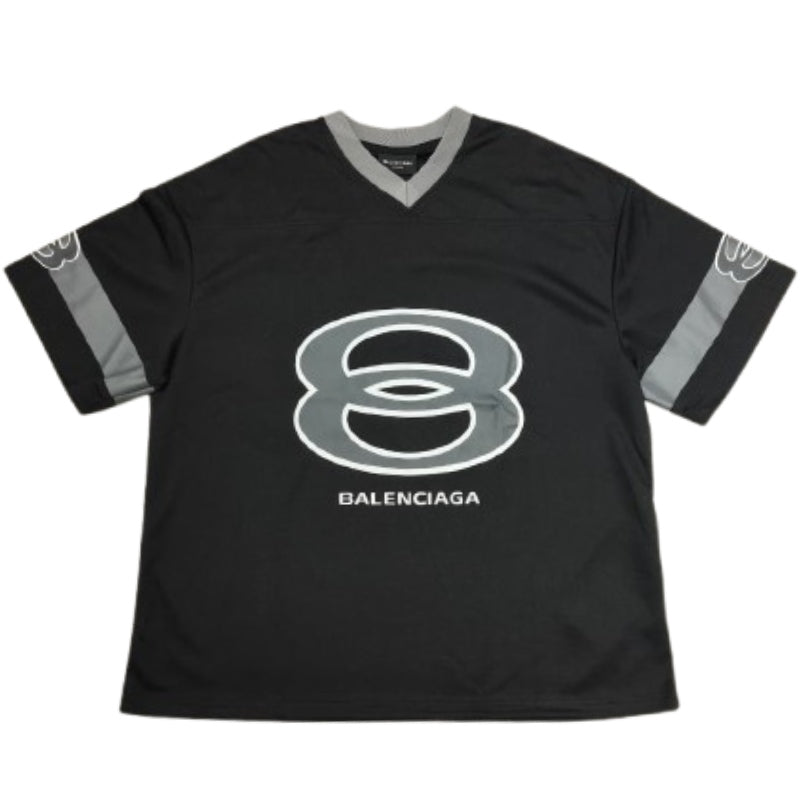 Camiseta Balenciaga American Football Logo print Black