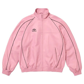Jaqueta Supreme x Umbro Leather Track Pink