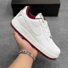 Kobe Bryant x Nike Air Force 1 Lower Merion Aces Team Red