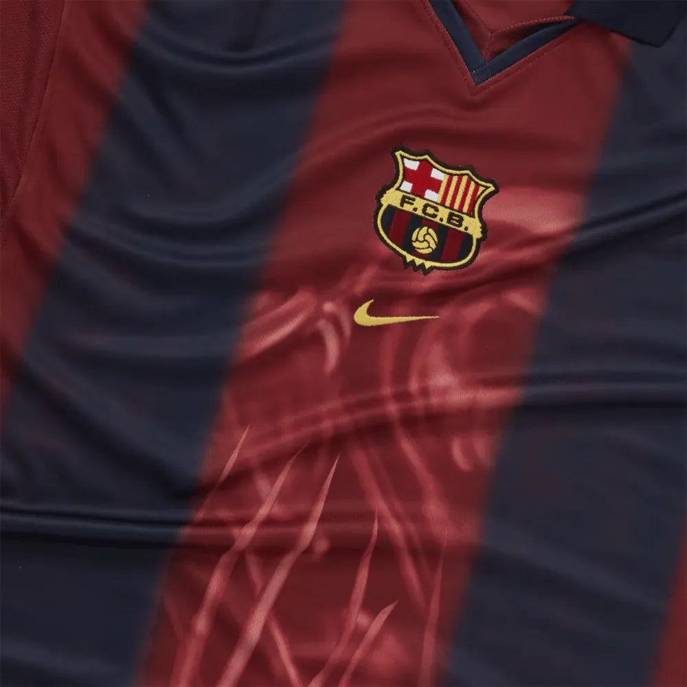 Camiseta FC Barcelona x Travis Scott Retro 2000/01 Home Skeleton