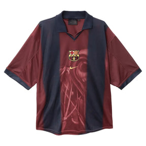 Camiseta FC Barcelona x Travis Scott Retro 2000/01 Home Skeleton