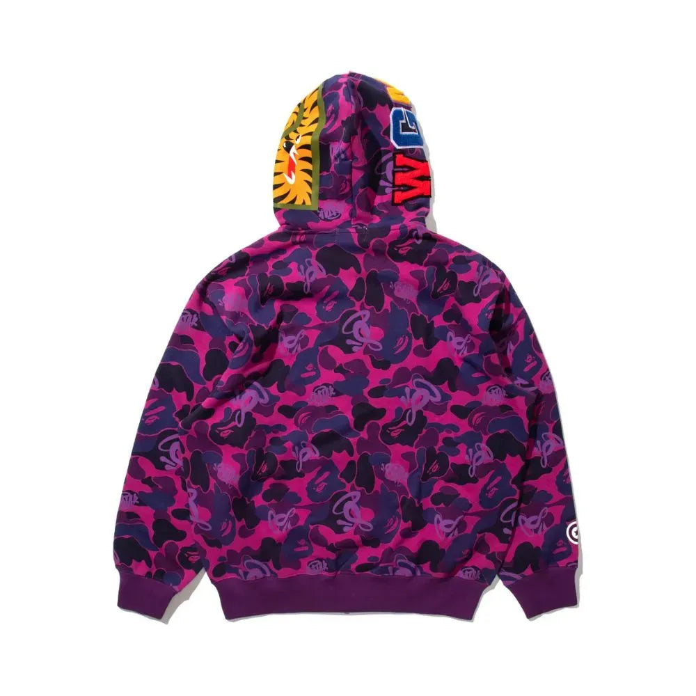 Conjunto BAPE x SYNA By Central Cee x Spotfy Shark Camo Purple