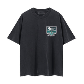 Camiseta Amiri Lounge Vintage Crystal