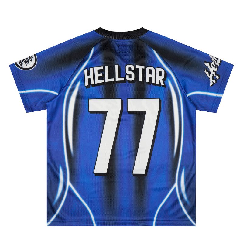 Camiseta Hellstar Jersey Logo "77" Blue
