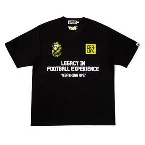 Camiseta BAPE x CR7Life Ronaldo 7 Preta